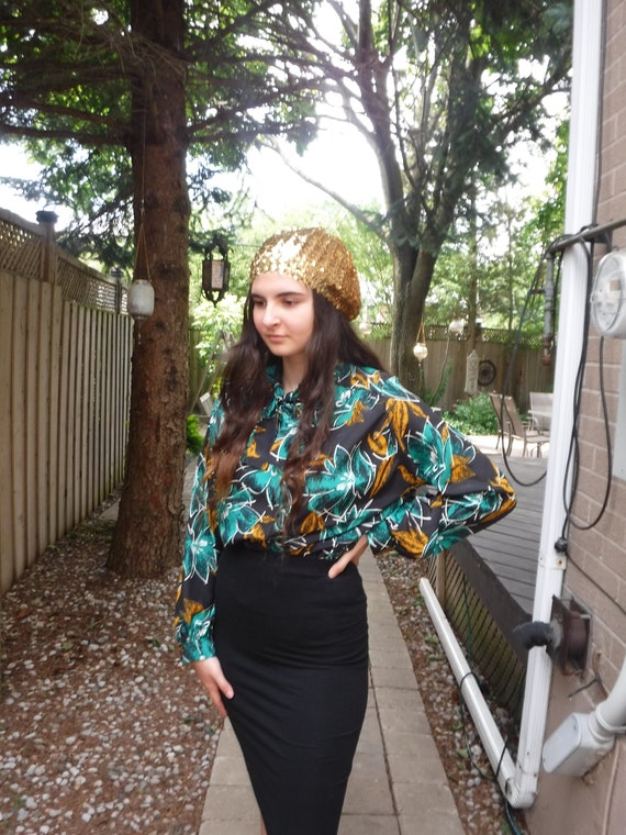 1960s Pussy Bow Blouse