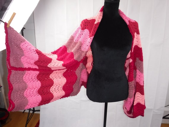 Boho knitted shrug