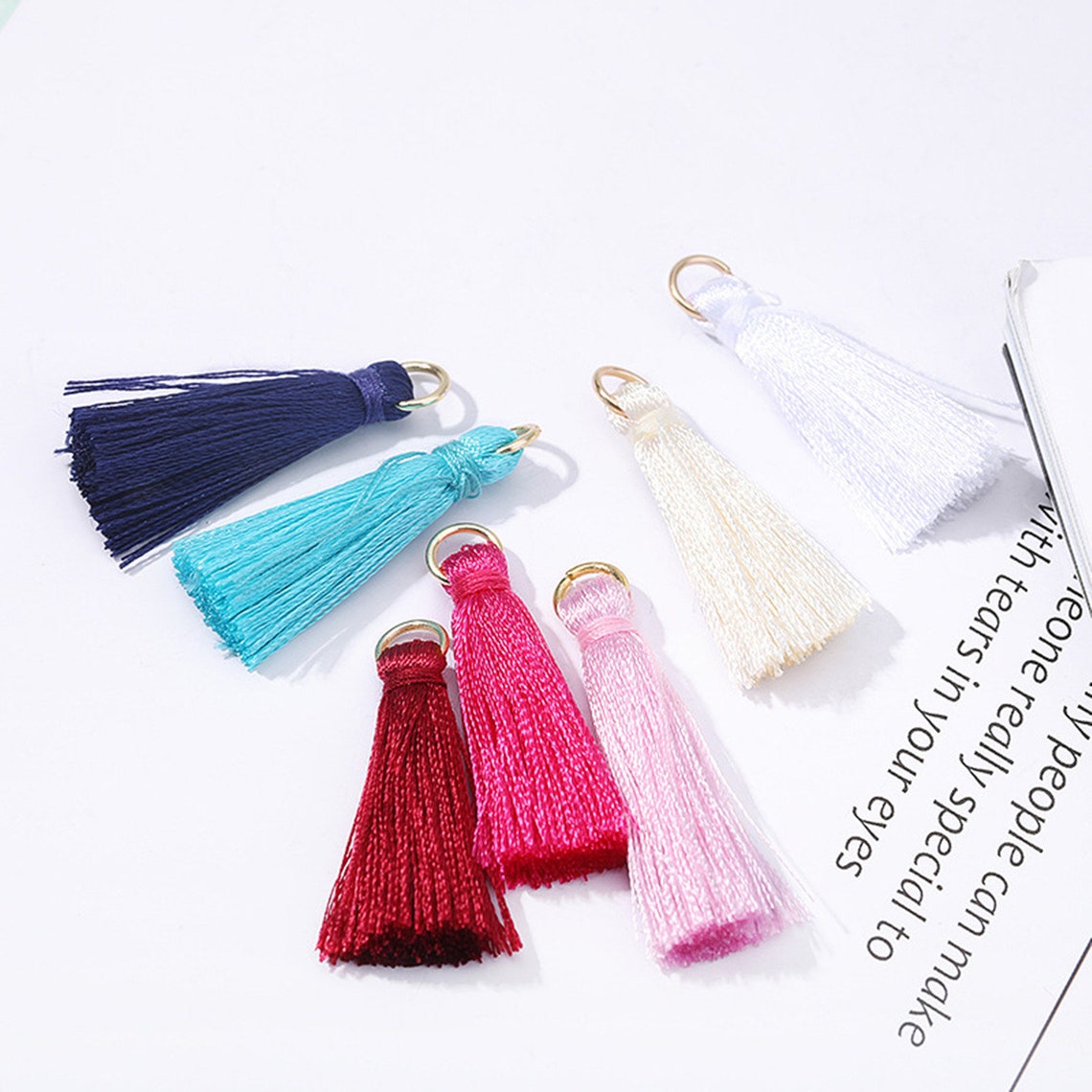 10/20 PCS Tassel Charms Tassel Charm Pendant 35mm Fringe Etsy