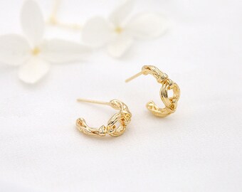 14K Gold Plated Earring hooks Charms,Gold Plated Ear Wires,Earring Studs Making Earrings Findings ZY220330193