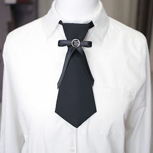 Black tie necklace cheap