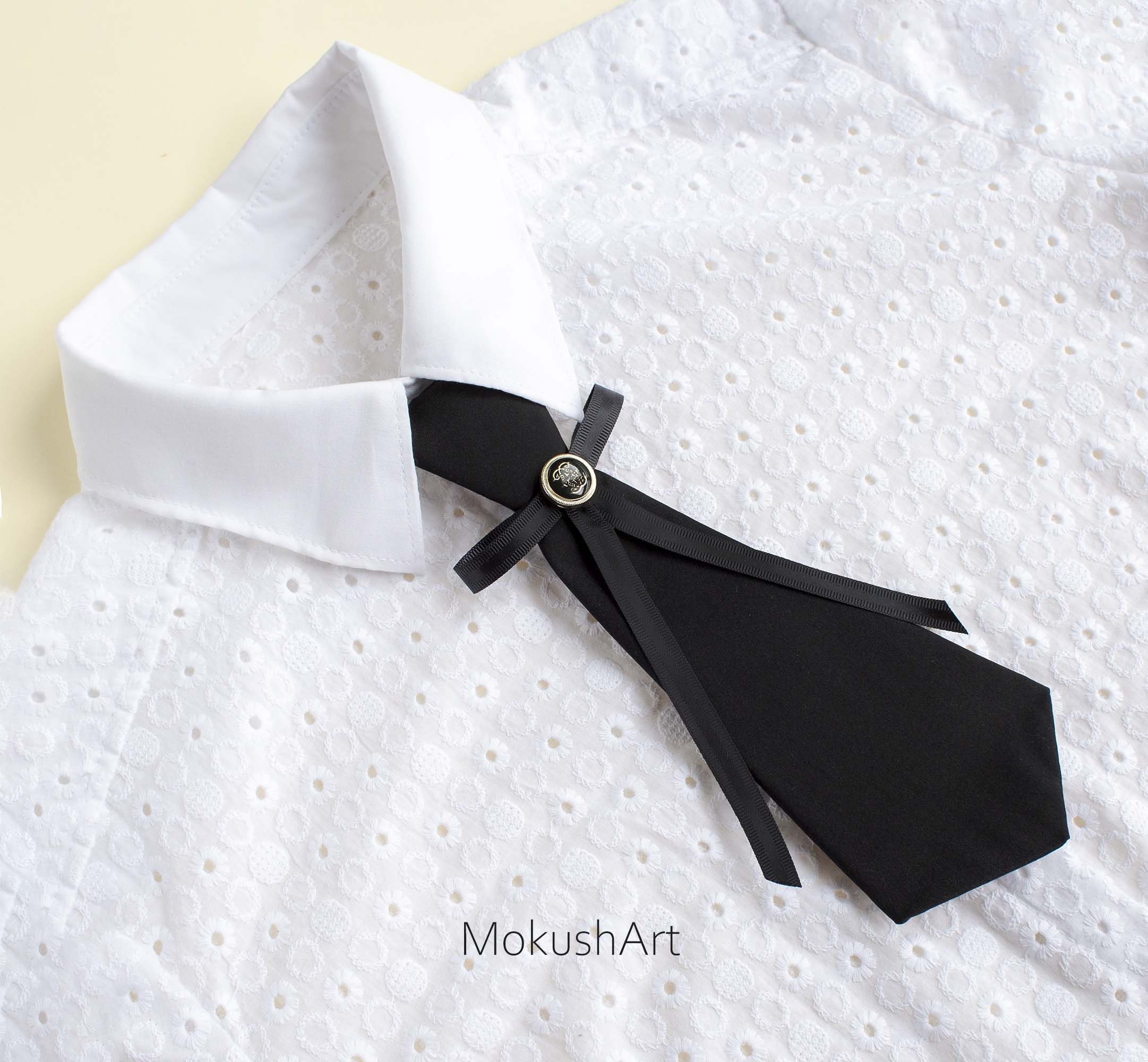 thin black ties