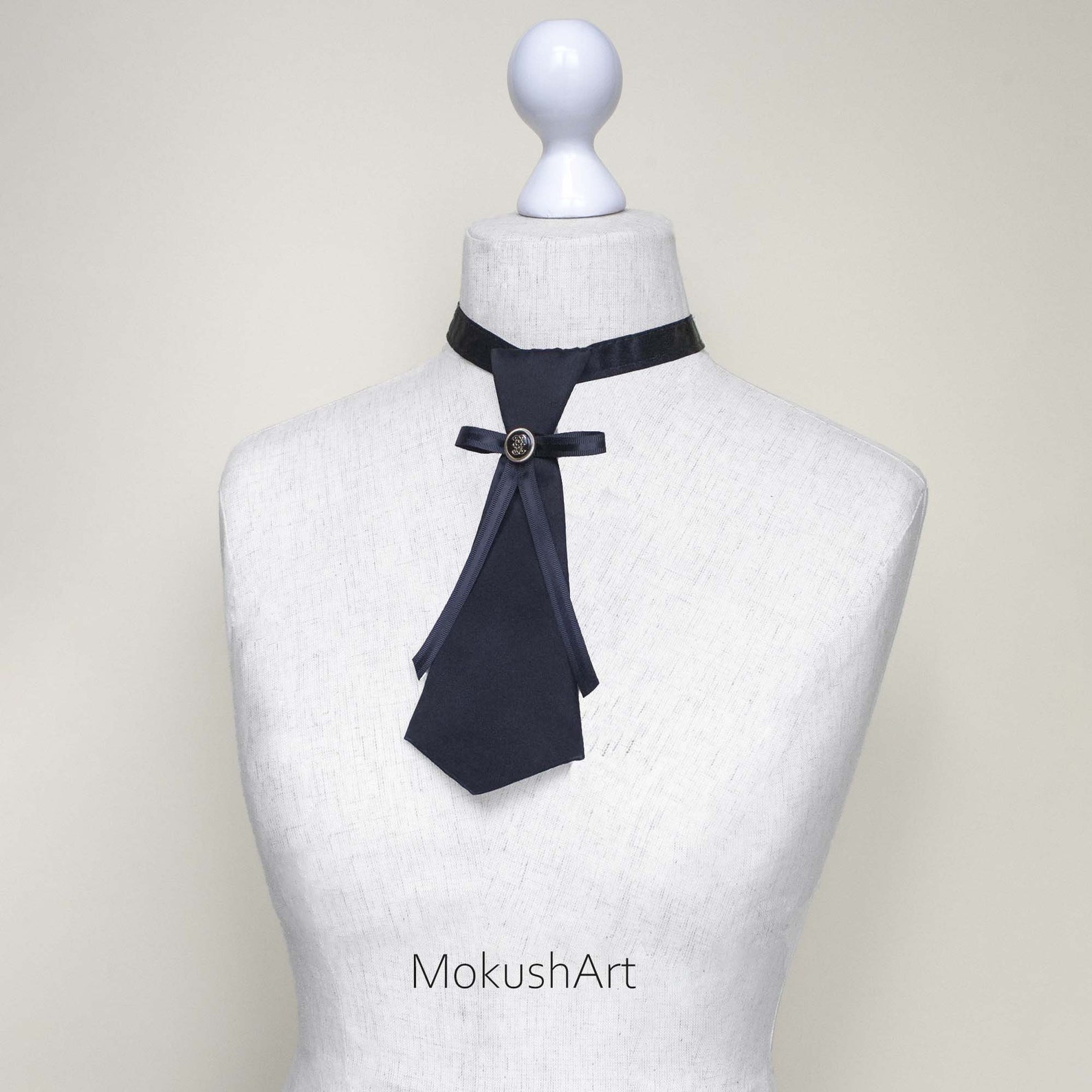 thin black ties