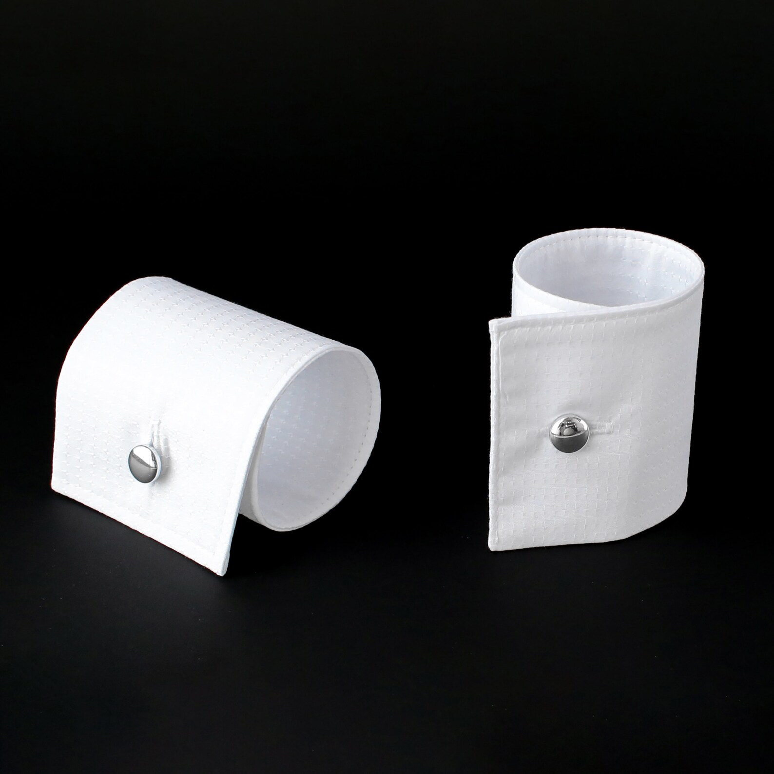 White cuffs White fabric Detachable cuffs Cotton wrist cuff Etsy