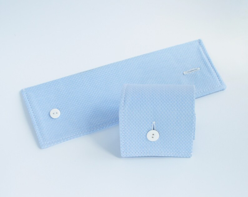 Summer fashion women Blue women office cuffs Detachable cuffs Wear for Lady