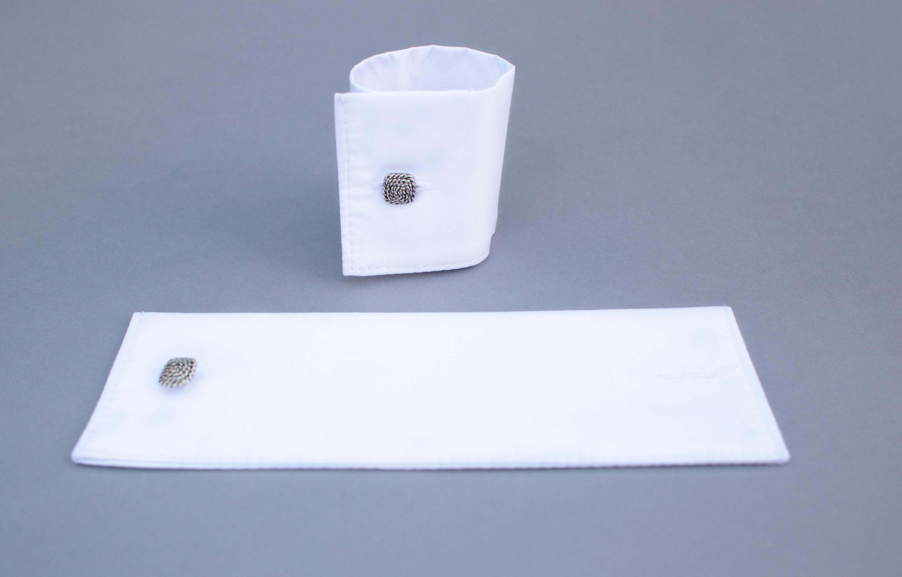 Detachable White Cuffs Whit Button Cotton Shirt Cuff White Etsy UK