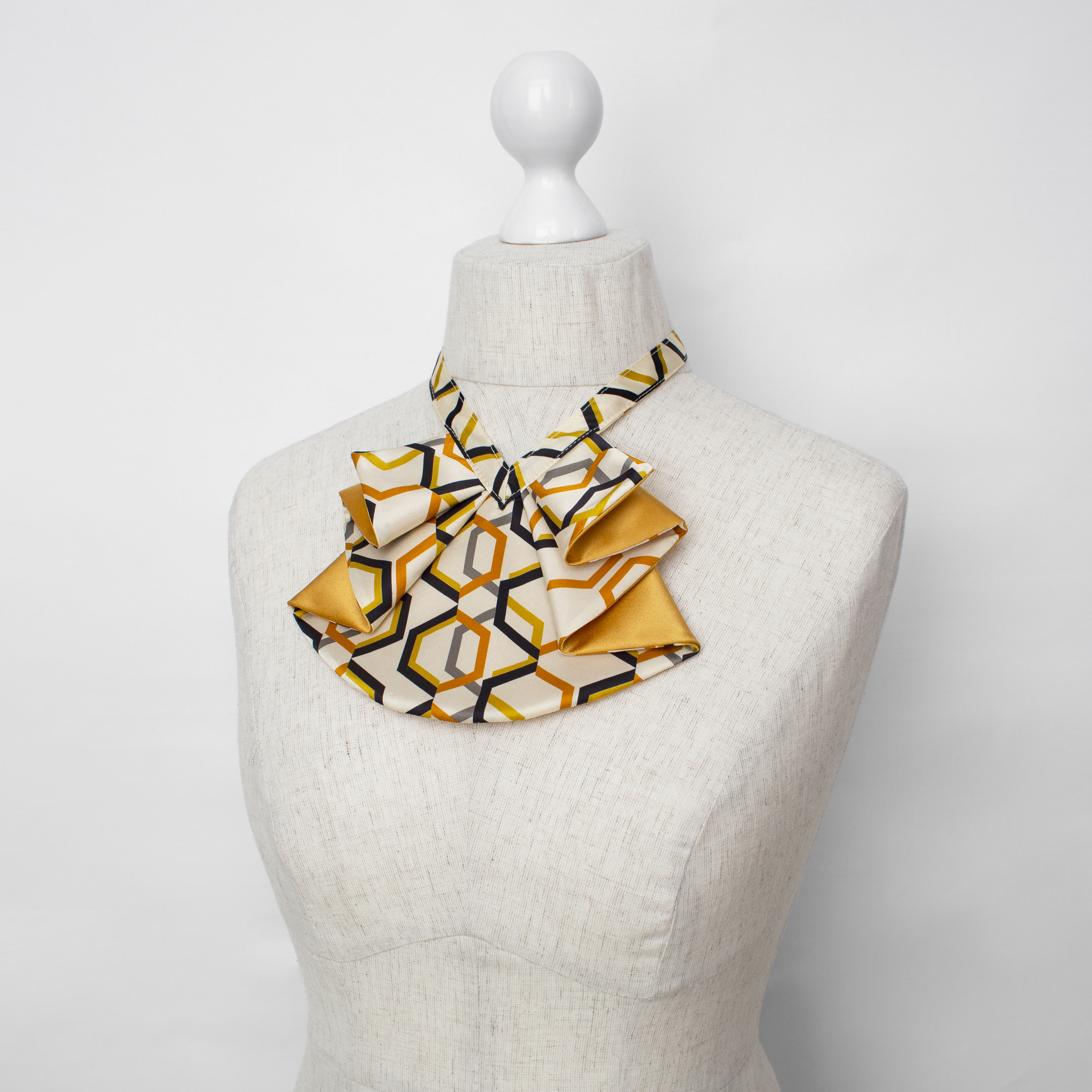 Jabot necklace Jabot collar Detachable collar Ruffle Etsy