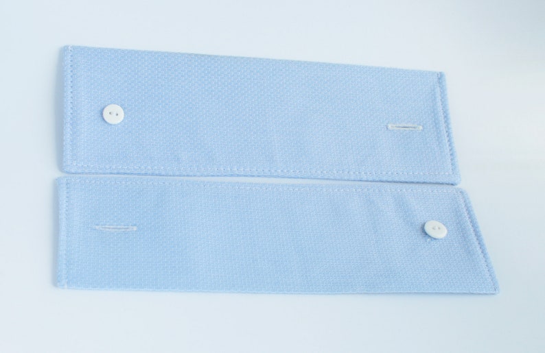 Summer fashion women Blue women office cuffs Detachable cuffs Wear for Lady