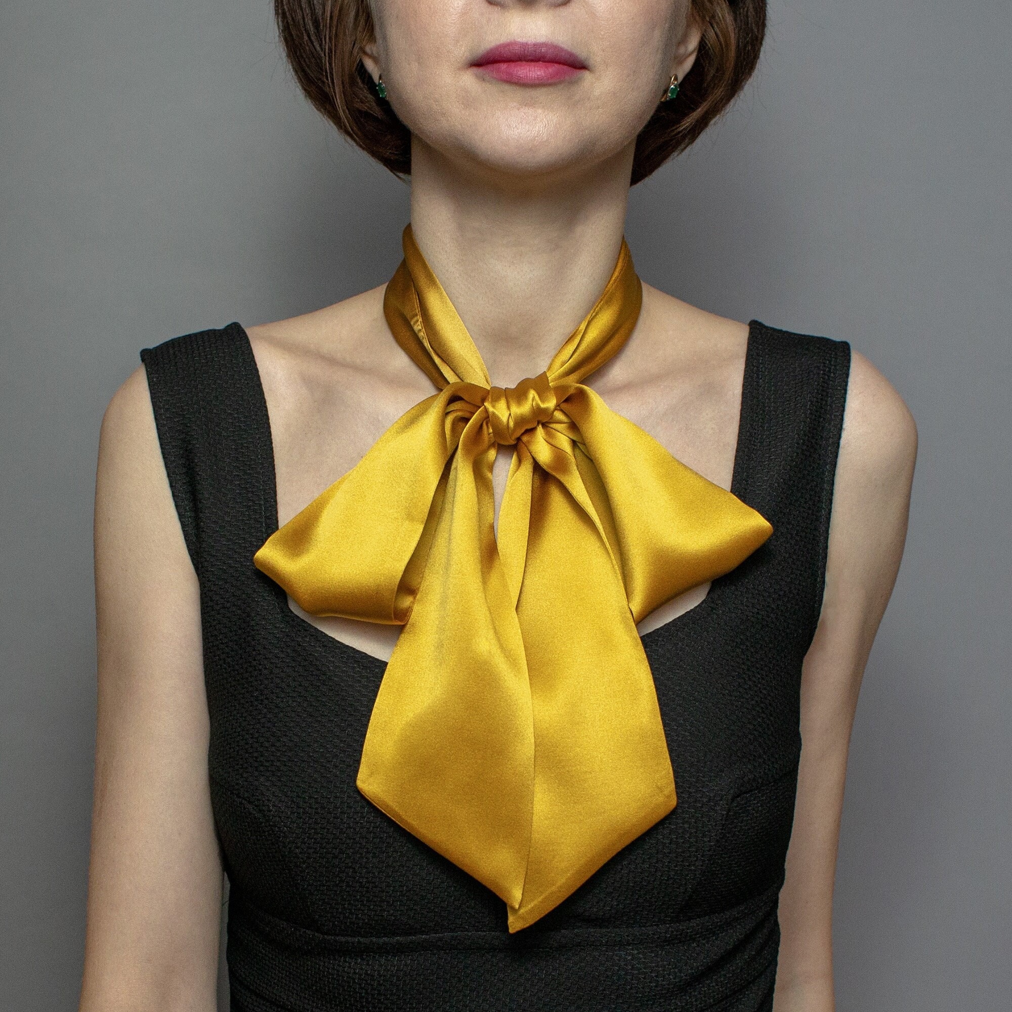 Gold Silk Scarf, Silk Scarf Women, Large Silk Scarf, Long
