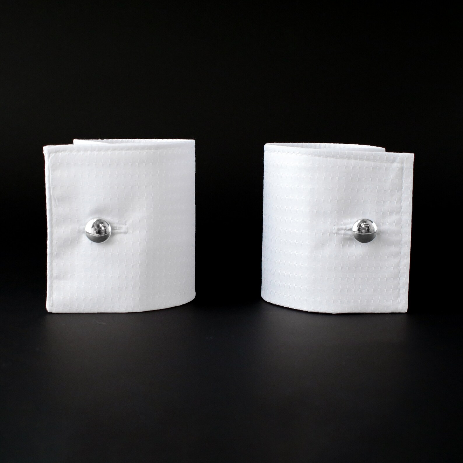 White cuffs White fabric Detachable cuffs Cotton wrist cuff Etsy