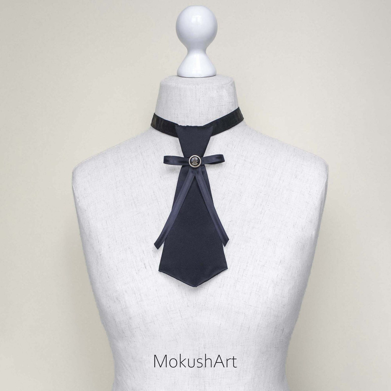 thin black ties