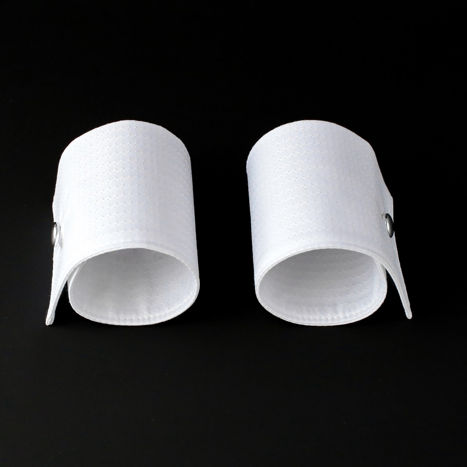 White cuffs White fabric Detachable cuffs Cotton wrist cuff Etsy