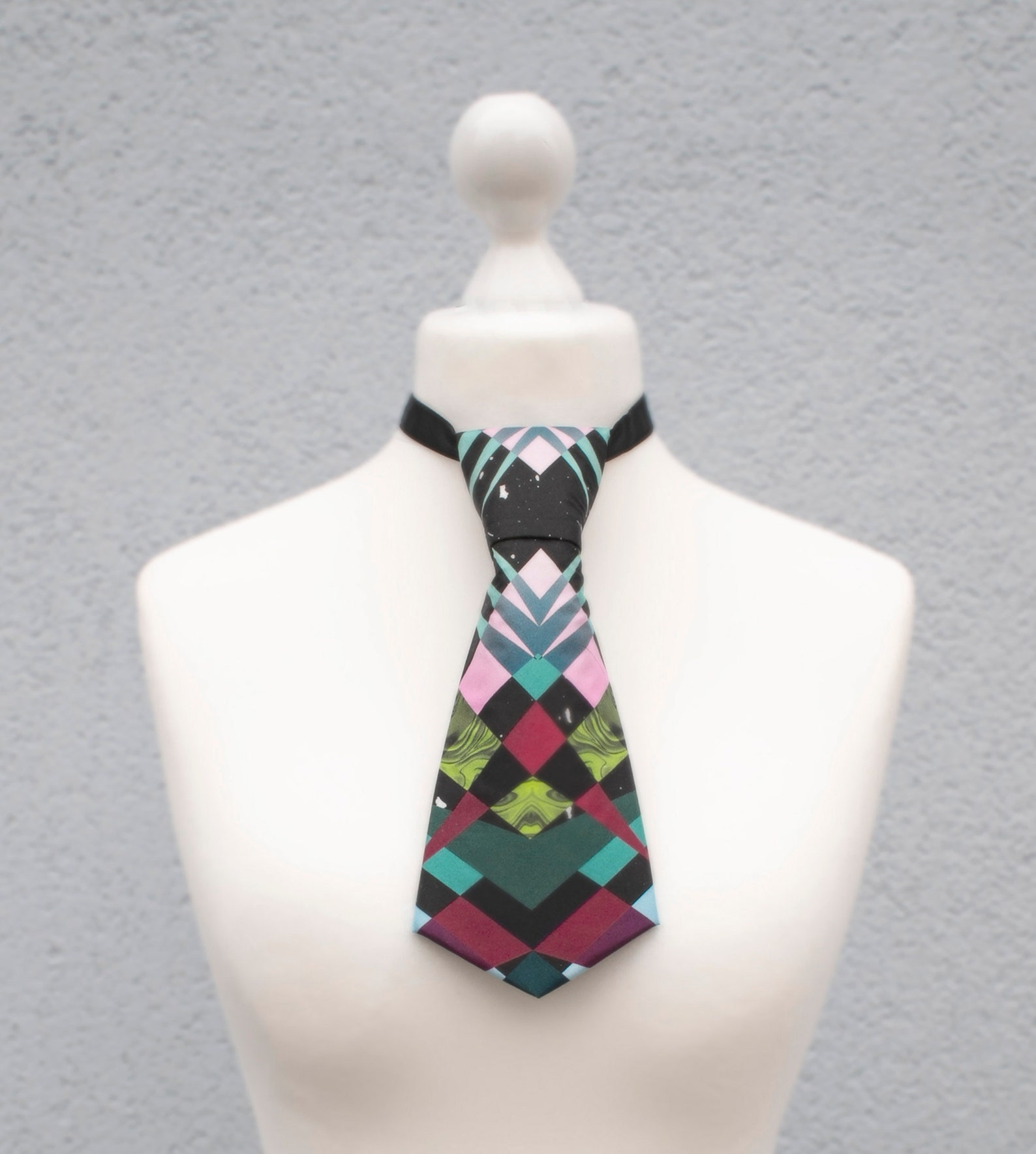 Fashion silk neckties for women Colorful silk necktie Etsy