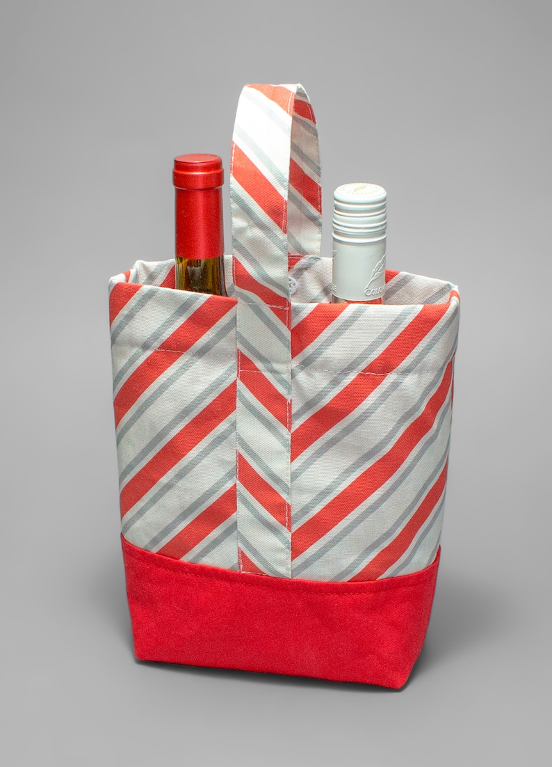May include: wine tote patterns sewing