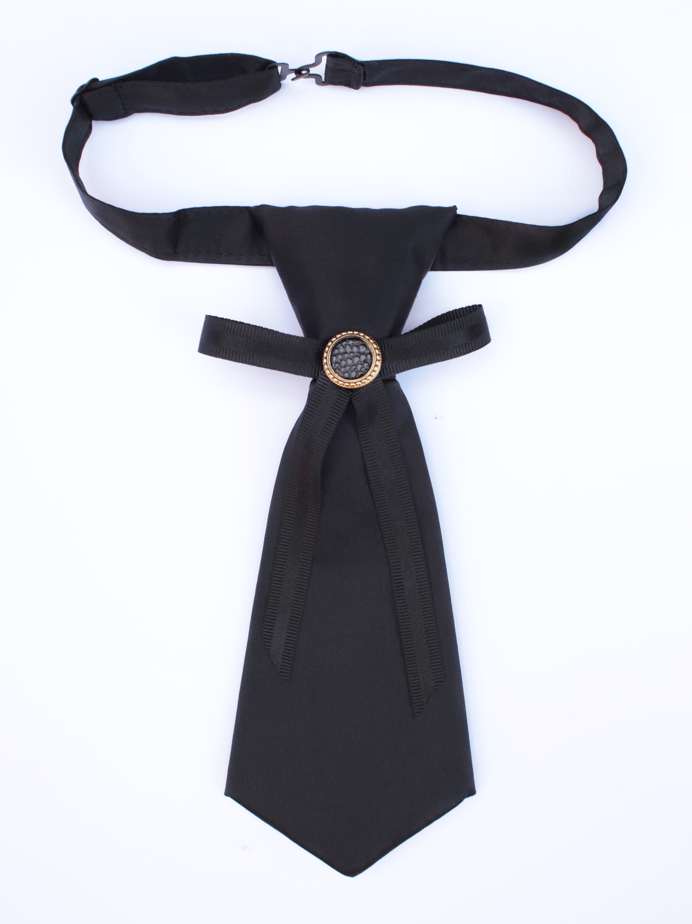 thin black ties