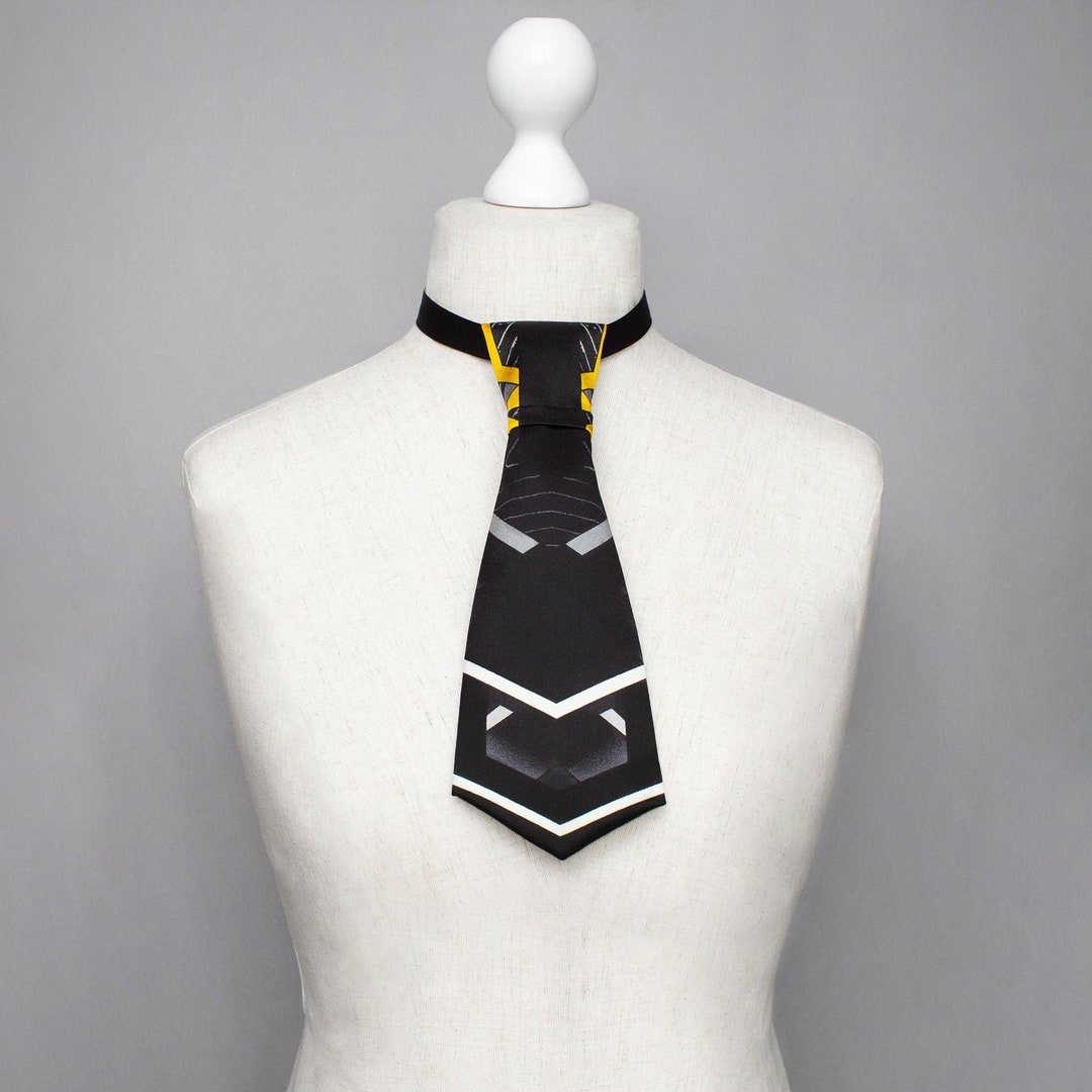 womens black necktie