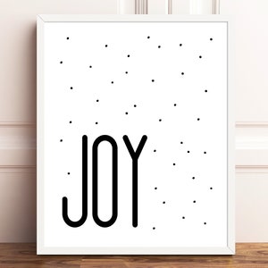 Joy Sign, Christmas Printable, Joy, Christmas Printable Art, Christmas Printable Wall Art, Christmas Sign, Christmas Decor, Joy Printable