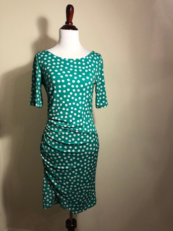 Retro Polka Dot Dress, 50's Inspired Polka Dot Dr… - image 1