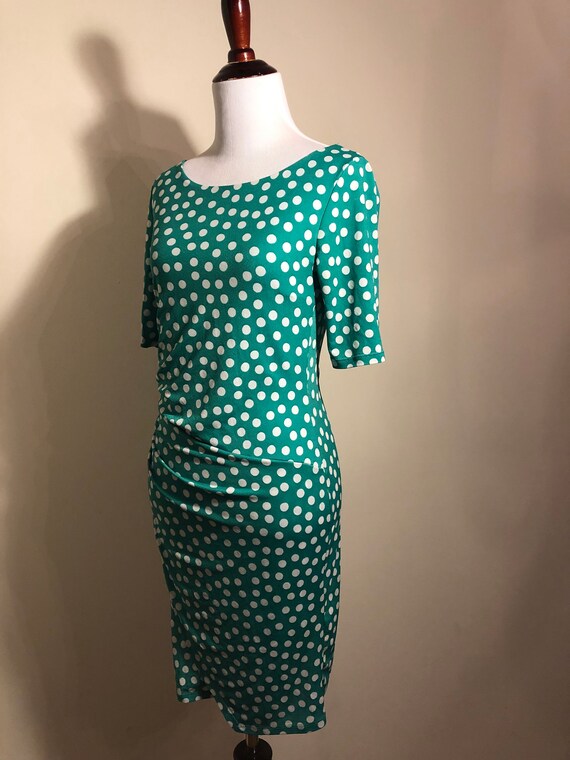 Retro Polka Dot Dress, 50's Inspired Polka Dot Dr… - image 5