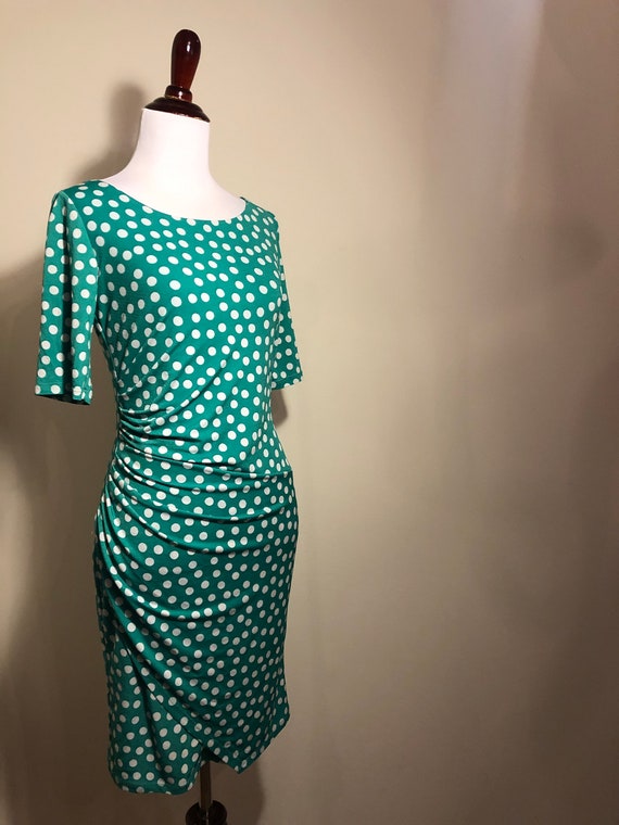 Retro Polka Dot Dress, 50's Inspired Polka Dot Dr… - image 4