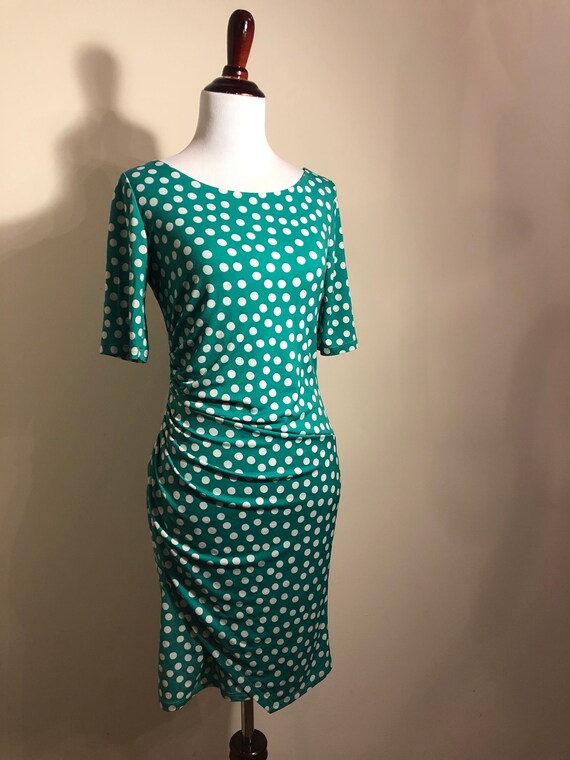 Retro Polka Dot Dress, 50's Inspired Polka Dot Dr… - image 2