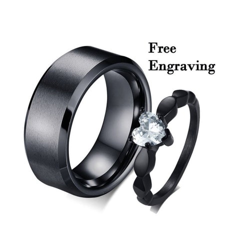 Promise Ring for Couples Couples Rings Etsy