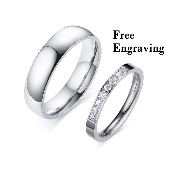 Wedding Crown Rhinestone I Love You 100 Languages Couple Rings Projection  Ring, 925 खरी चांदी की अंगूठी - Rajeshwar Impex, Mumbai | ID: 2851665699533