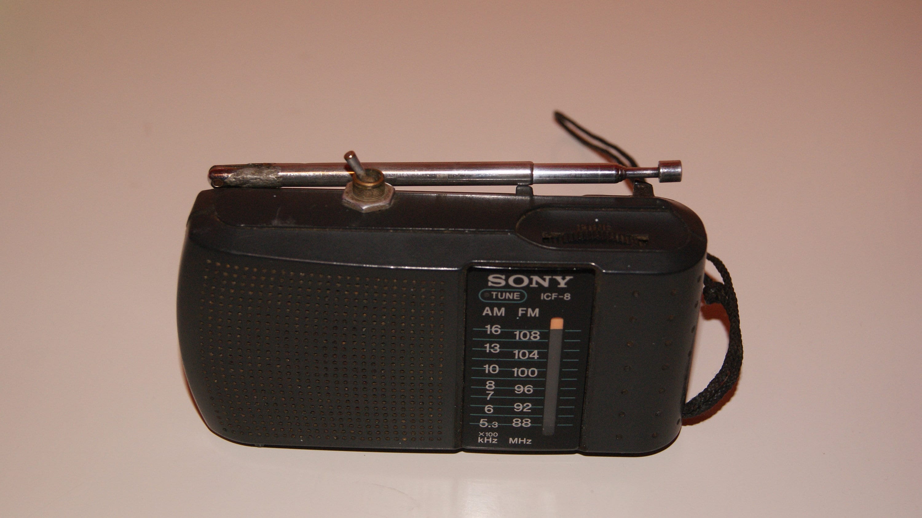 AMFM Radio Sony. Model Icf8.made in Japan.earphone Etsy