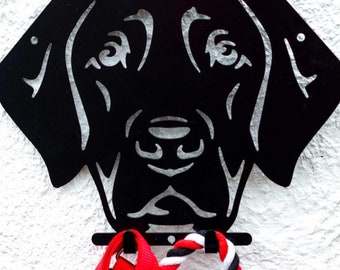 Labrador Puppy 'Love You Mum' Wrought Iron Key Holder Hooks Christ AD-L53RlymKH 