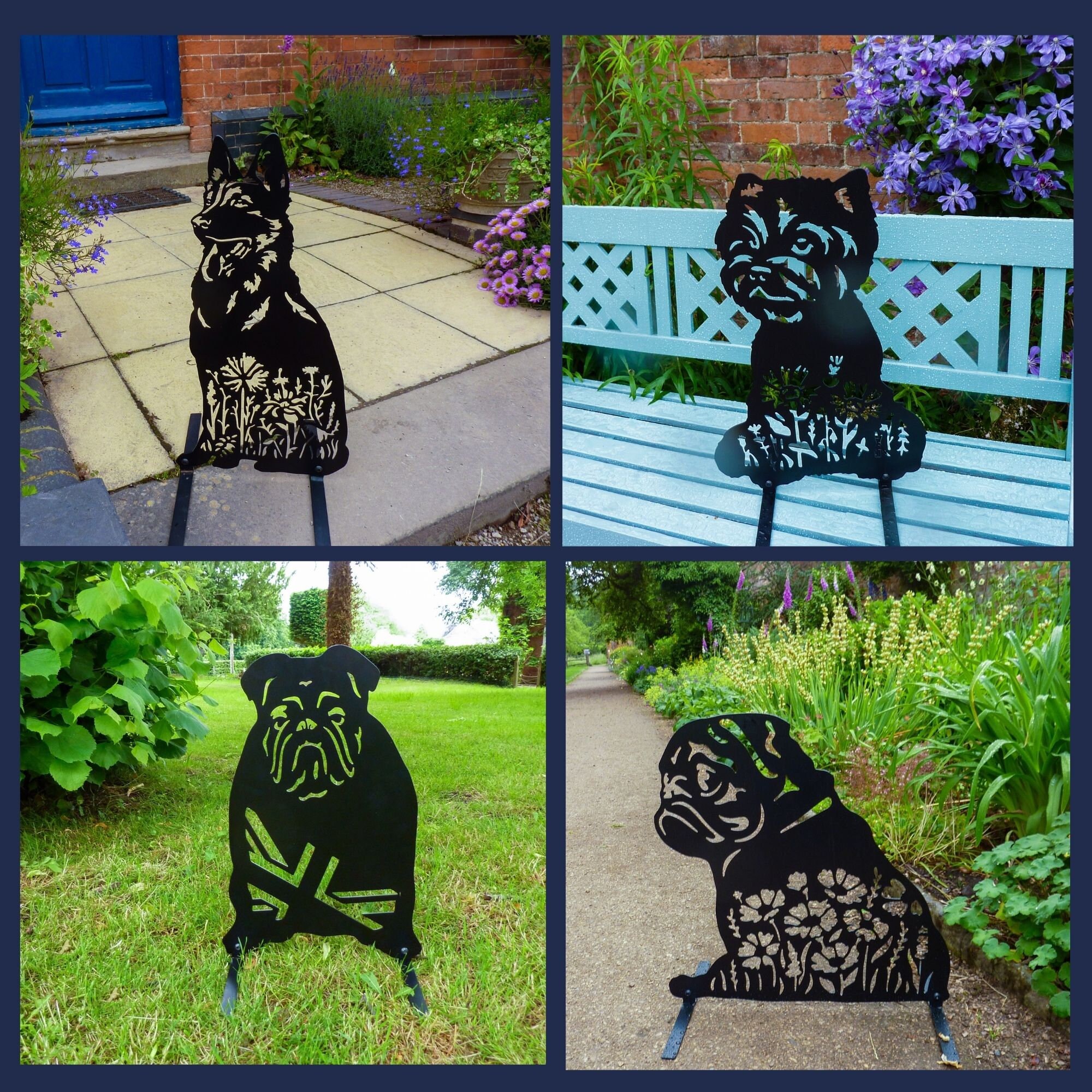Metal Laser Cut Garden Décor Patio Sculpture Present for all Etsy