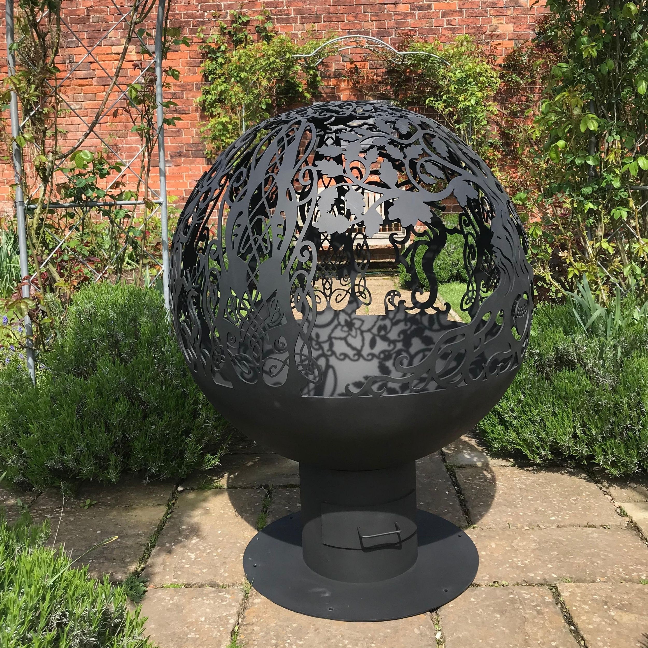 Fire Pit UK 4 Elements Ø0.9 M Firepit Ball Pit Patio Heater Etsy