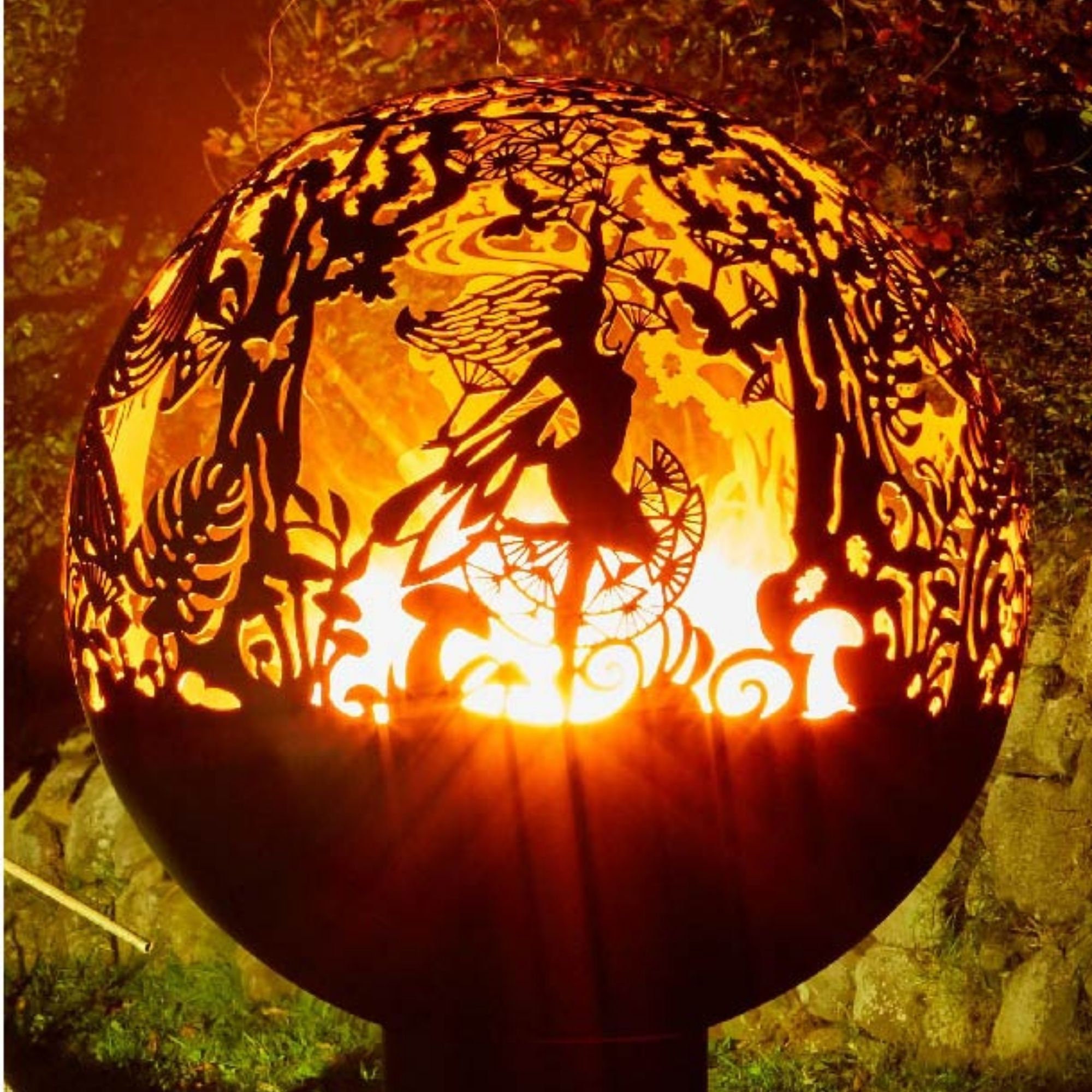 Fire Pit UK Fairy Garden Ø0.9m Firepit Ball Pit Patio Heater - Etsy