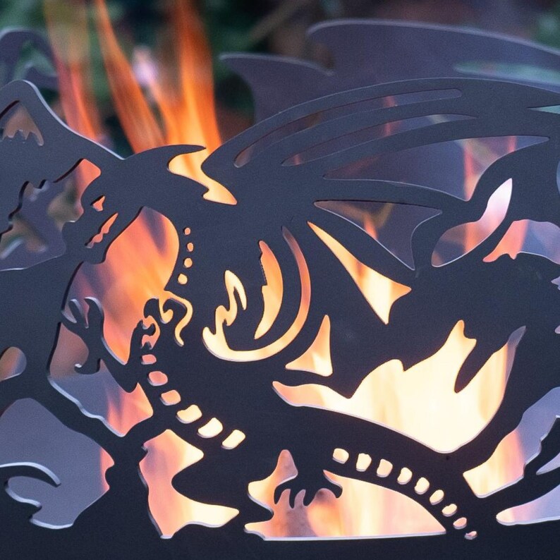 Fire Pit UK Dragons Ø0.9m Firepit Fire Bowl Patio Heater Etsy Italia