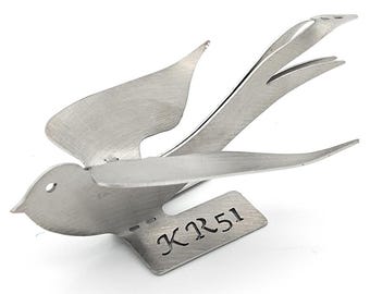 Kühlerfigur Schwalbe für Simson Schwalbe Kotflügel oder Lampenmaske / KR51/1 - KR51/2