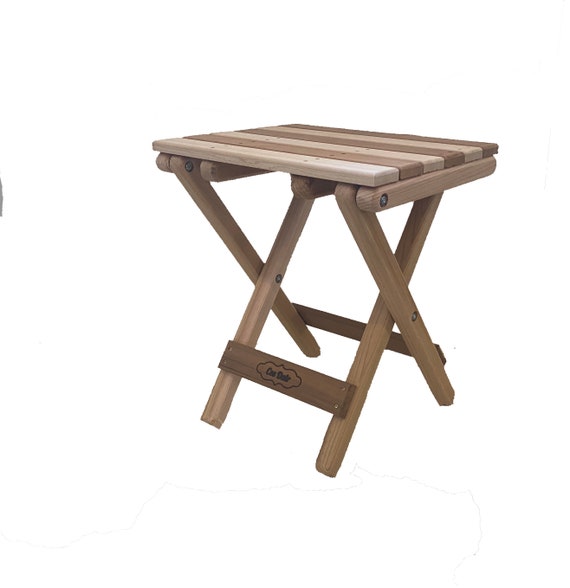 Beachside Table Cedar Folding Patio Furniture Beachside Table Cedar Folding, Rv Folding Side Table