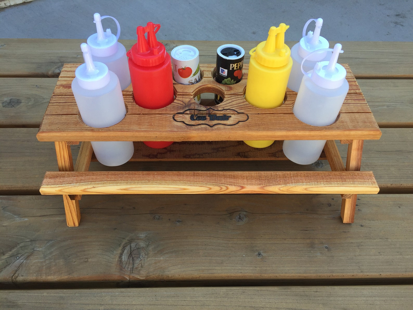 Mega Table Condiment Caddy Etsy