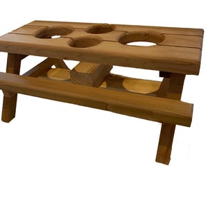 Mini Picnic Table Condiment Holder