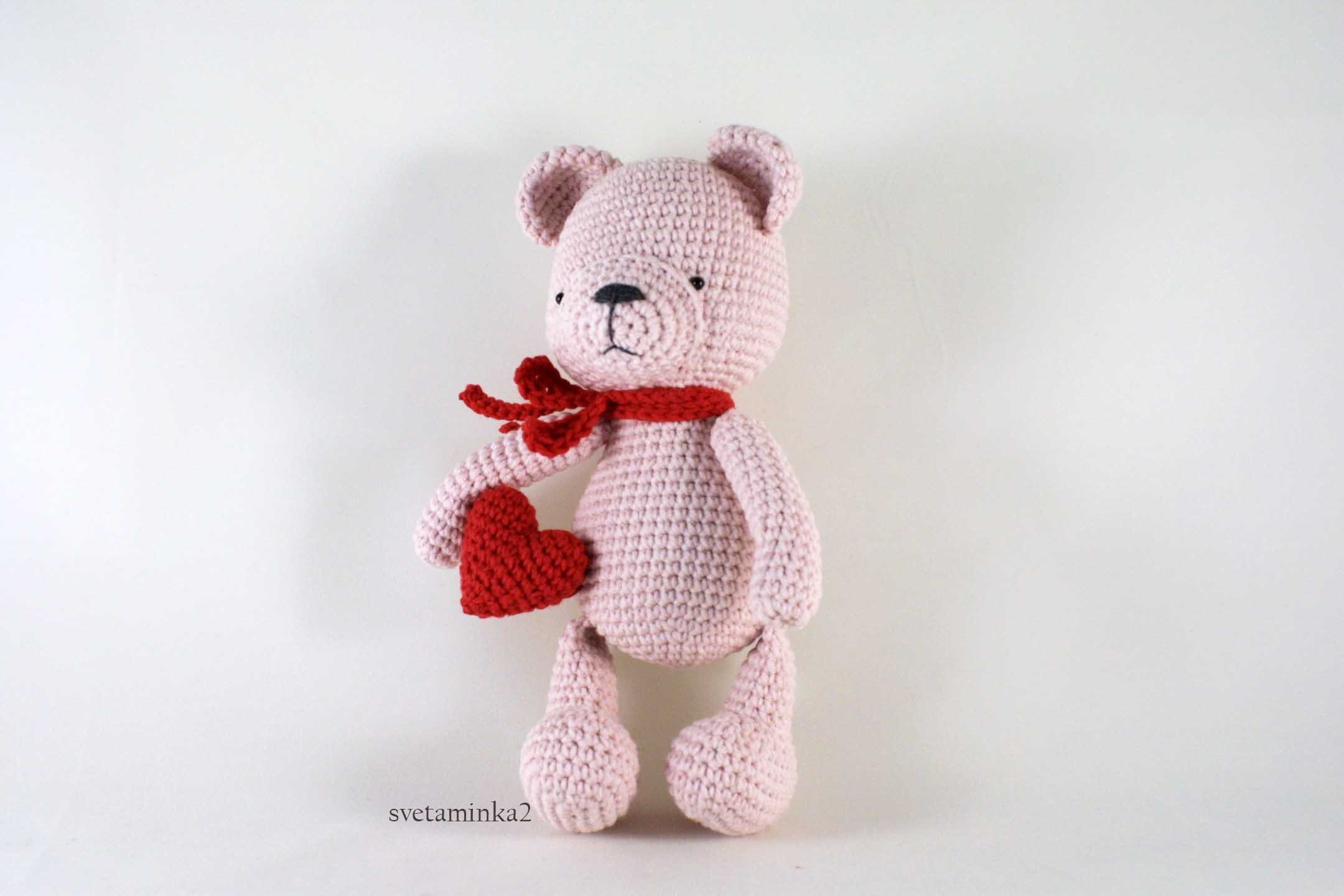 Crochet Bear Pattern Crochet Animal Pattern Amigurumi Bear Etsy