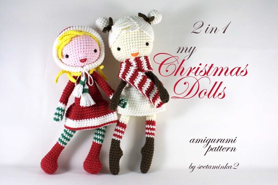 crochet christmas doll