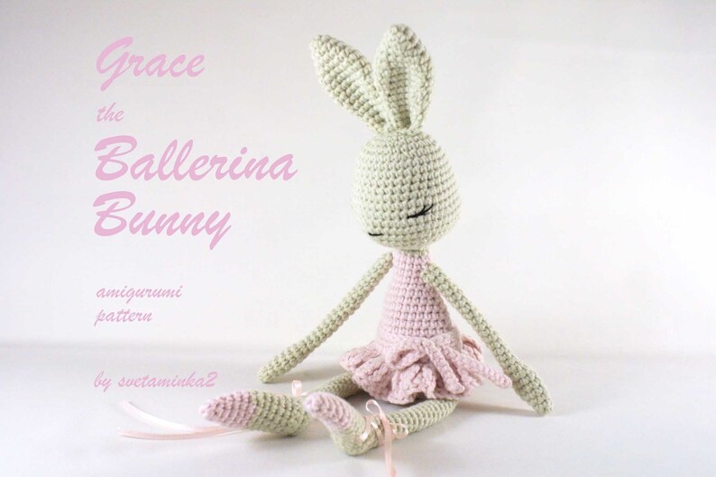 crochet ballerina bunny