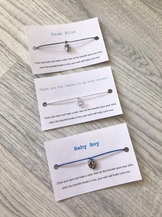 baby shower bracelet