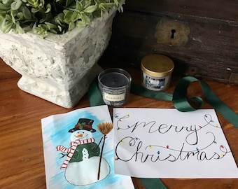 Tarjetas de Navidad Handmad