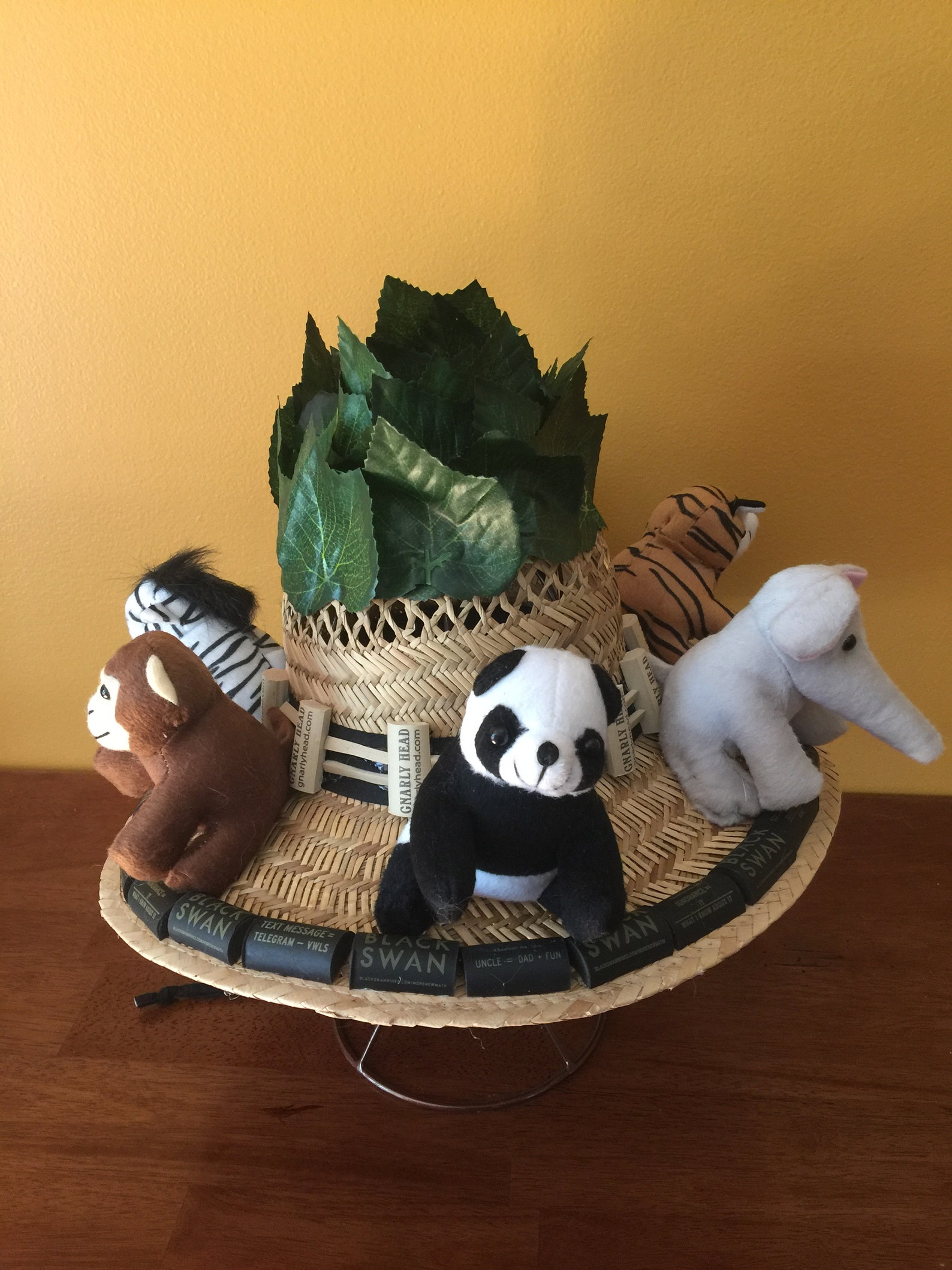 Hat Safari Zoo Animals Novelty Headwear | Etsy