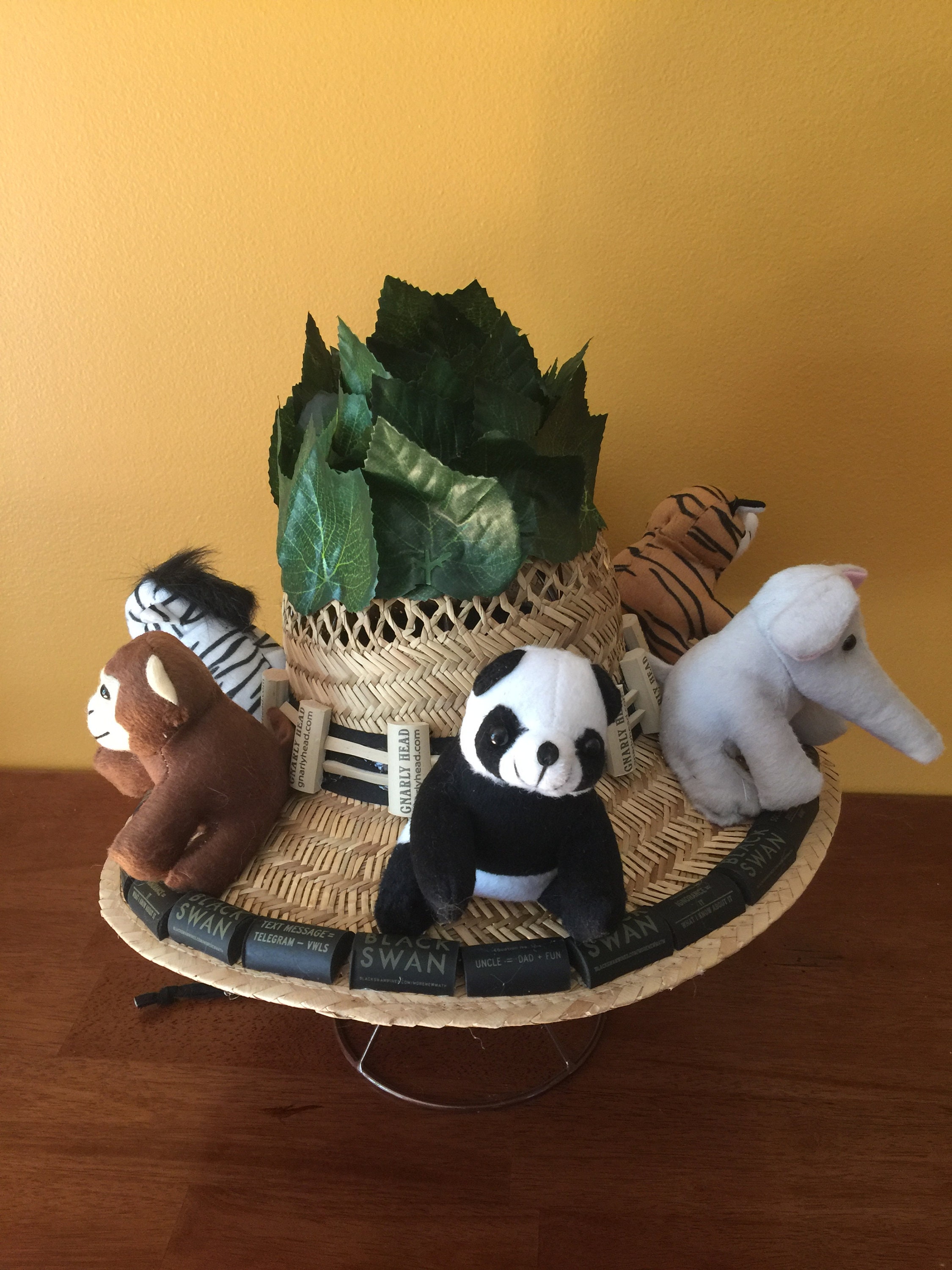 Hat Safari Zoo Animals Novelty Headwear Etsy