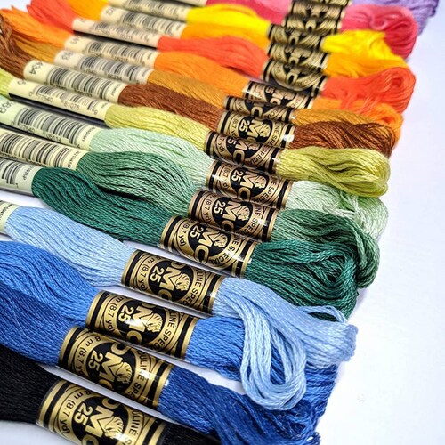 DMC Floss Thread Pick Your Color DMC Mouline Stranded Cotton Etsy