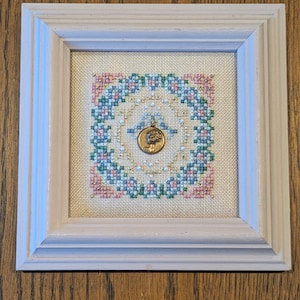 Finished Framed Cross Stitch