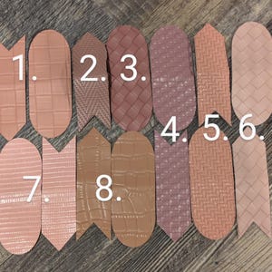 Faux Leather Magnetic Bookmark