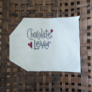 Finished Cross Stitch | Chocolate Lover