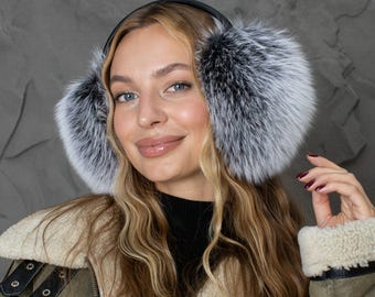 UGG Ear Muffs, Sheepskin, Super Warm, Sequin Sparkle - Etsy display picture 3