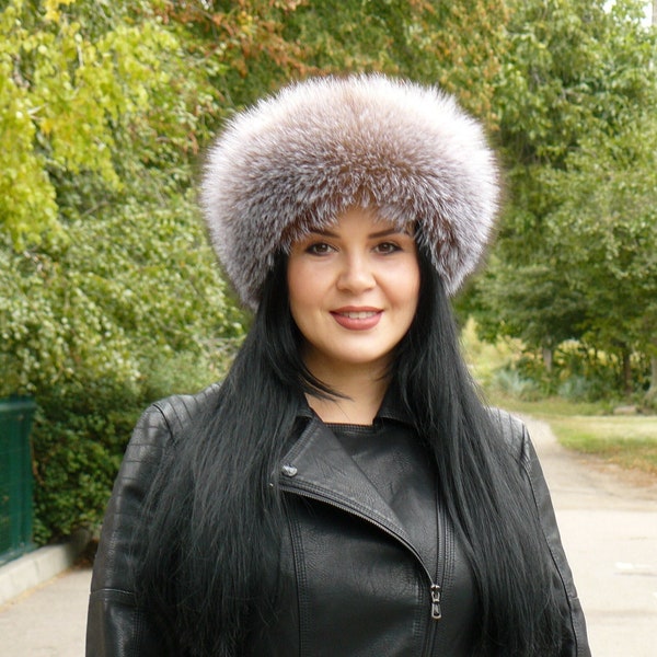 Real fur headband, Fox fur beige headband, Fur hair accessory for woman, Winter fur head band, Fur headwarmer, Fur head wrap, Gift for her